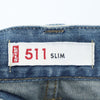 リーバイス 511 SLIM スリムデニムパンツ W32 ブルー Levi's ジーンズ メンズ