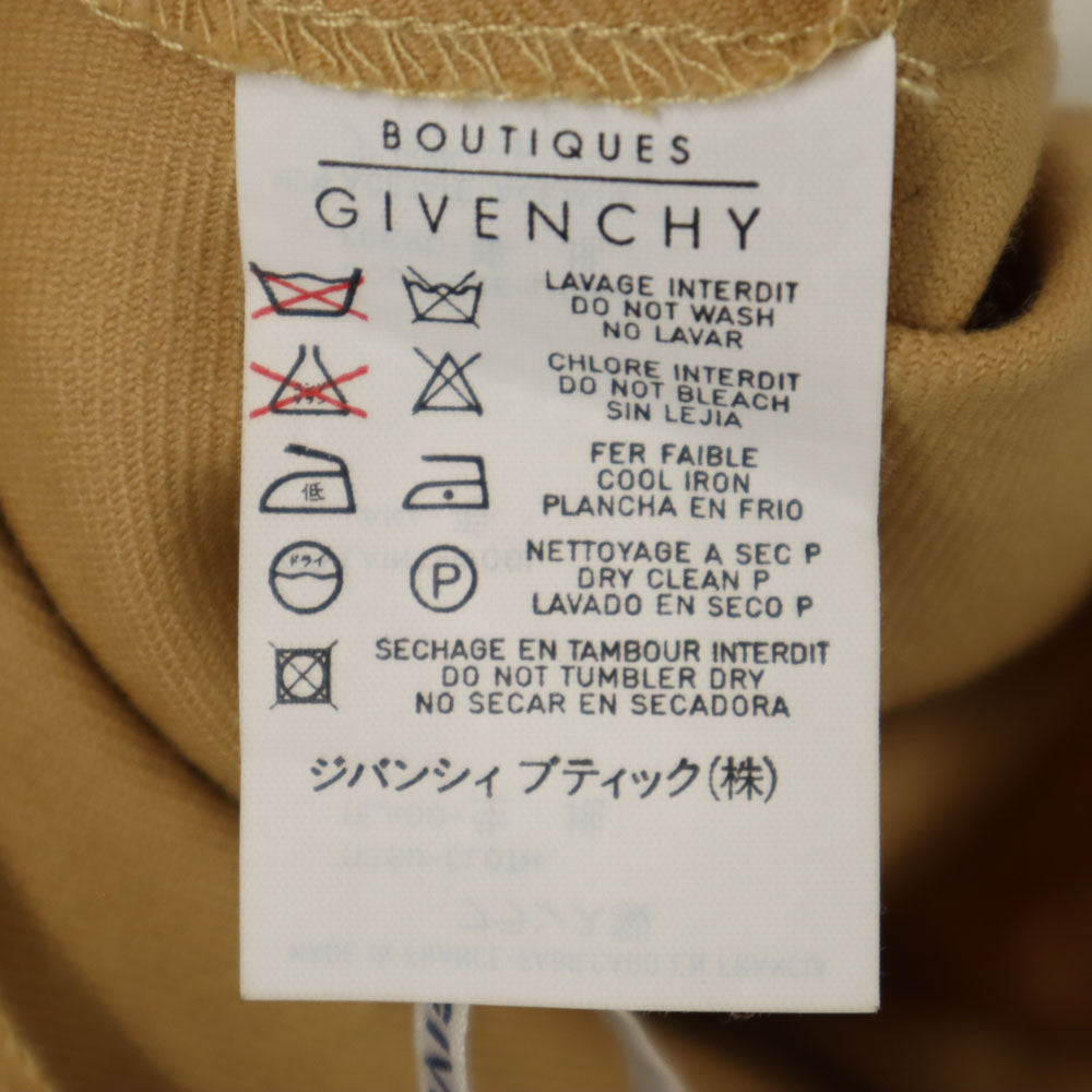 Givenchy ジバンシー 90s フランス製 オールド ウールパンツ 40 キャメル レディース