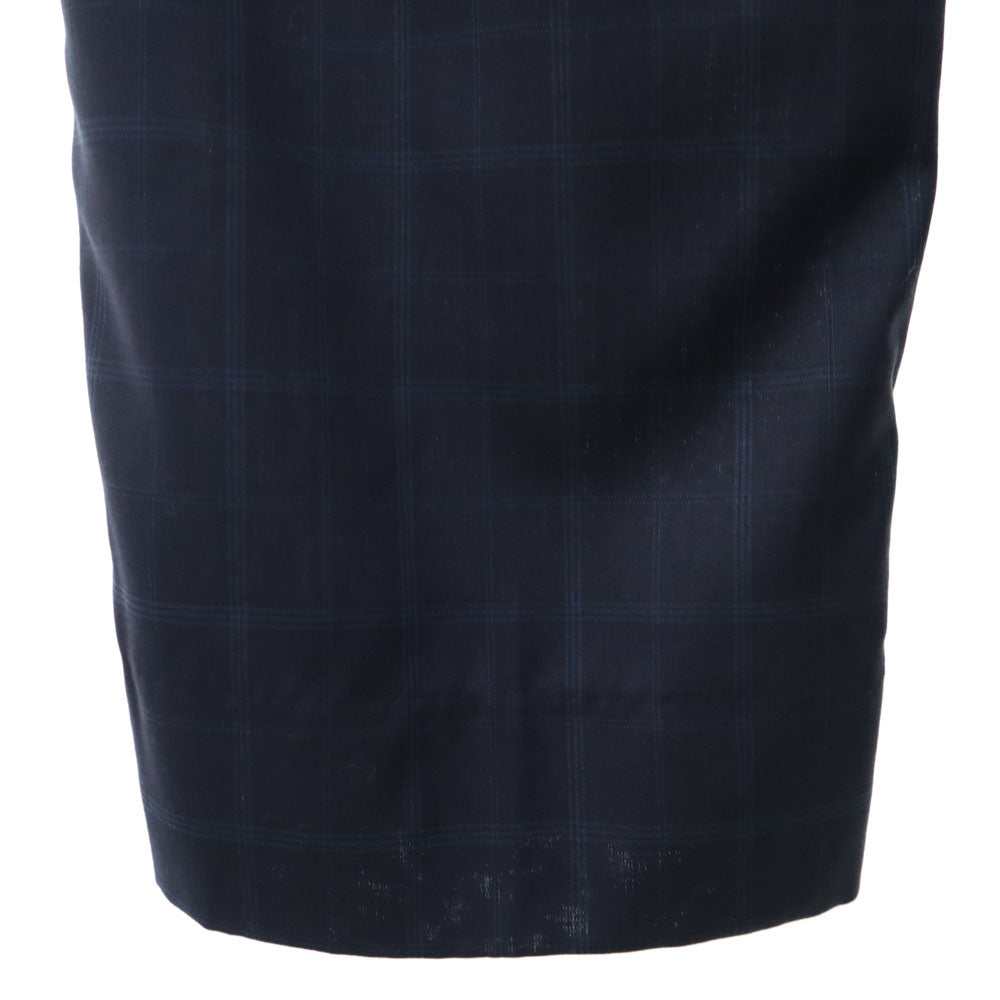 REDAACTIVE メゾンスペシャル チェック柄 スラックスパンツ 46 ネイビー系 メンズ