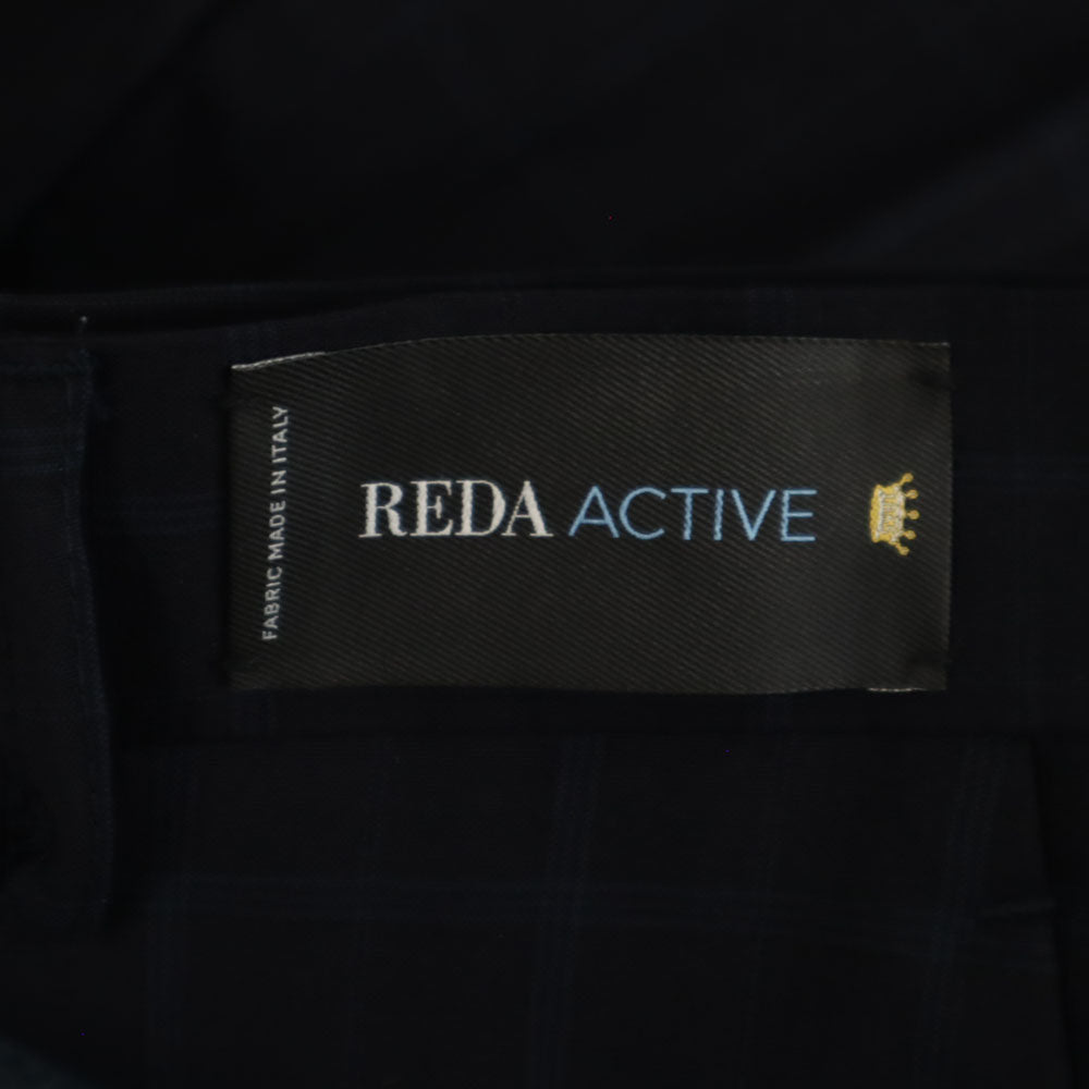 REDAACTIVE メゾンスペシャル チェック柄 スラックスパンツ 46 ネイビー系 メンズ