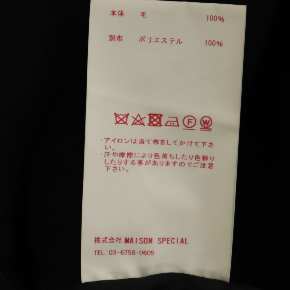 REDAACTIVE メゾンスペシャル チェック柄 スラックスパンツ 46 ネイビー系 メンズ