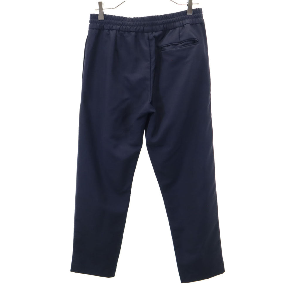 ACNE STUDIOS アクネストゥディオズ ウールブレンド ロングパンツ 46 ネイビー ウエストゴム メンズ