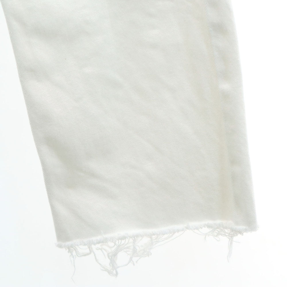 Acne Studios アクネスタジオ カットオフ加工 デニムパンツ W26 ホワイト メンズ