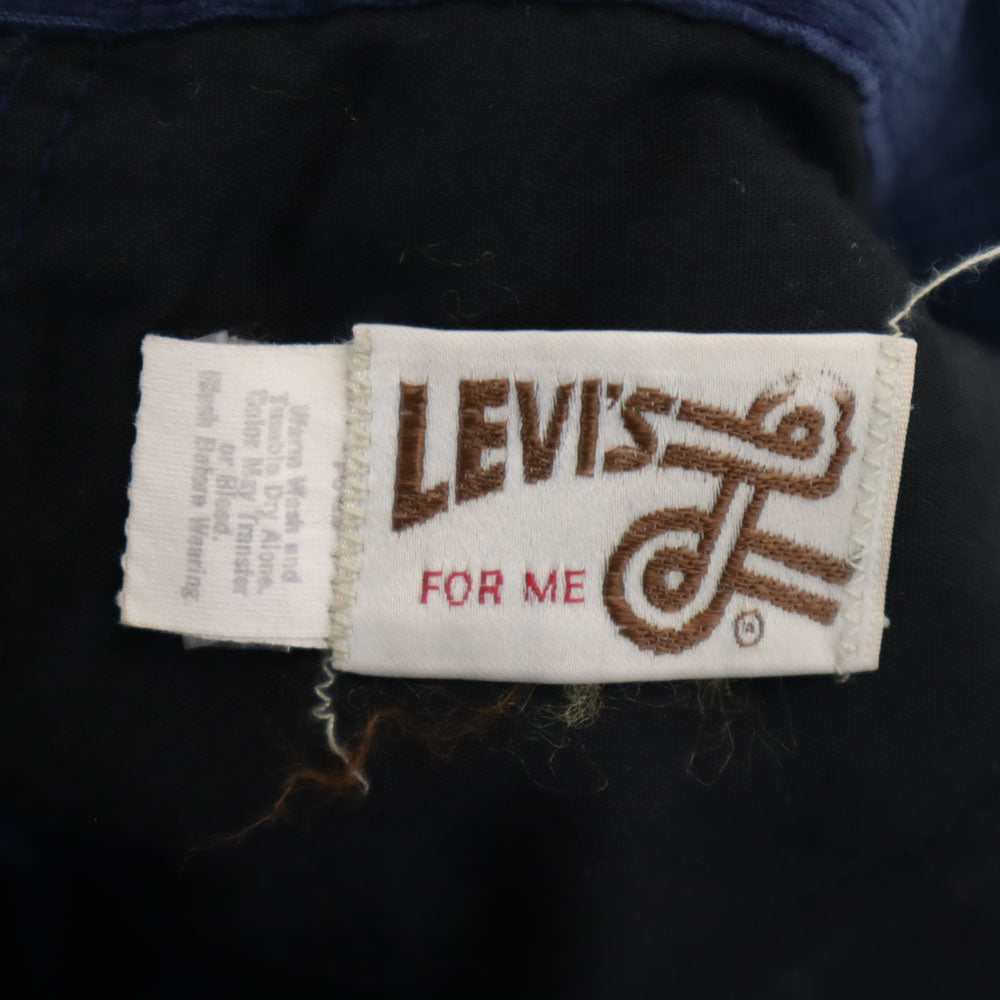 リーバイス 70s ヴィンテージ ロケットタロン コーデュロイパンツ 18 ネイビー Levi's ビッグE レディース