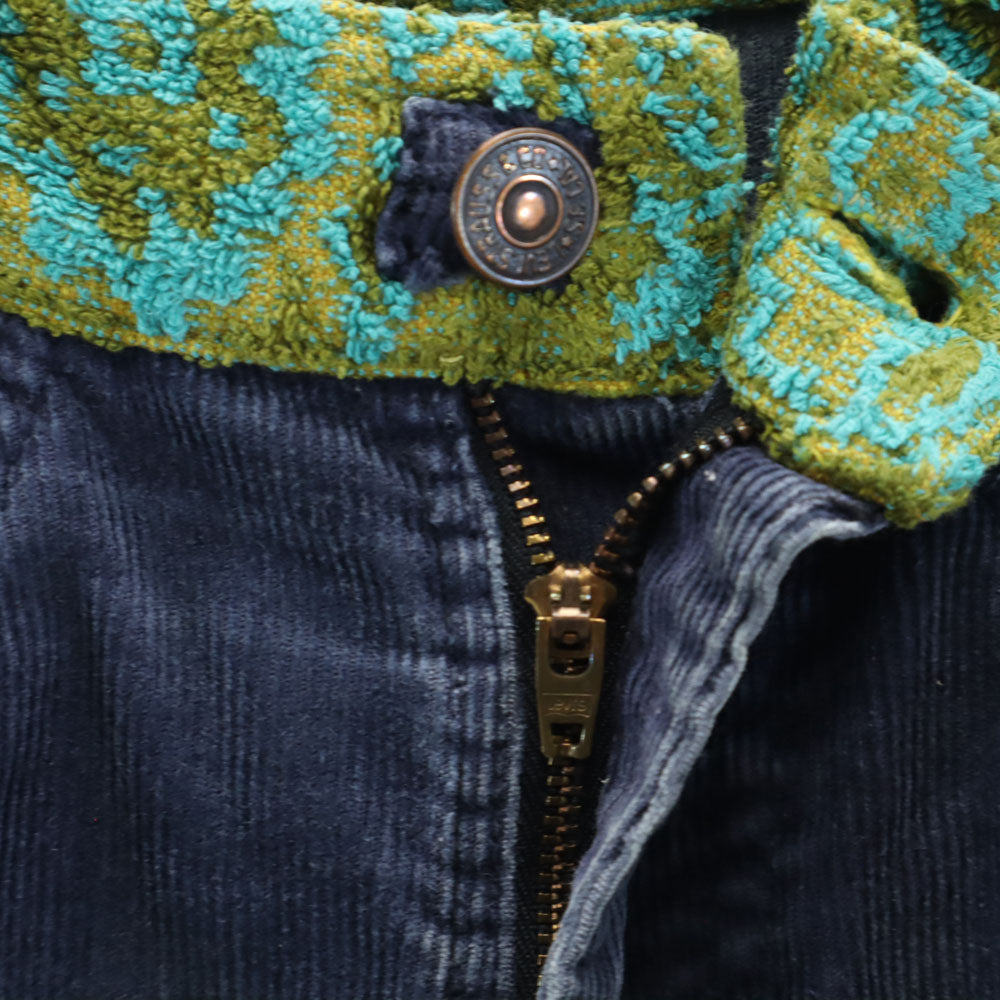 オールドパーク コーデュロイパンツ M ネイビー メンズ