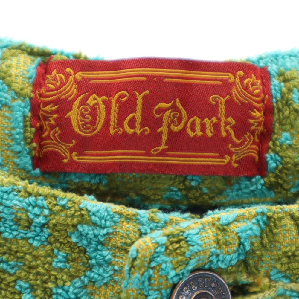 オールドパーク コーデュロイパンツ M ネイビー メンズ