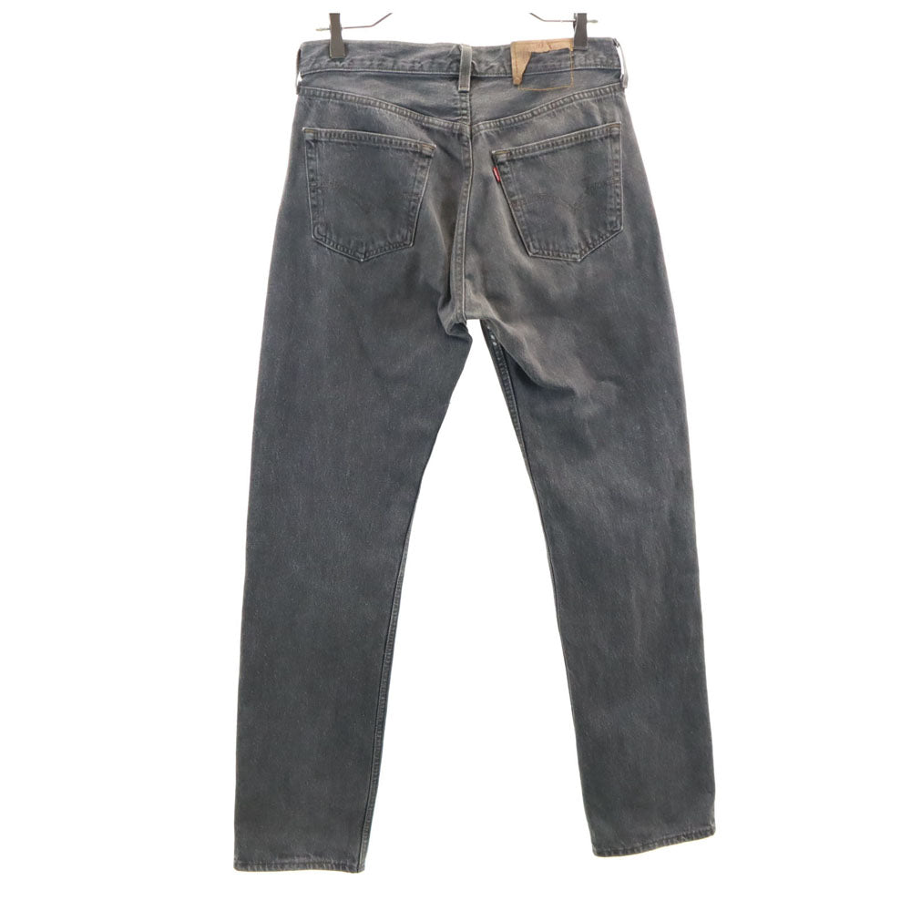 Levi's リーバイス 90s 96年 501 USA製 オールド 後染め ブラック デニムパンツ W32 チャコールグレー ジーンズ メンズ