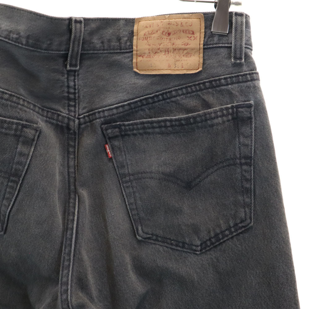 Levi's リーバイス 90s 後染め ブラック オールド デニムパンツ W32 チャコールグレー ジーンズ ボタンフライ メンズ