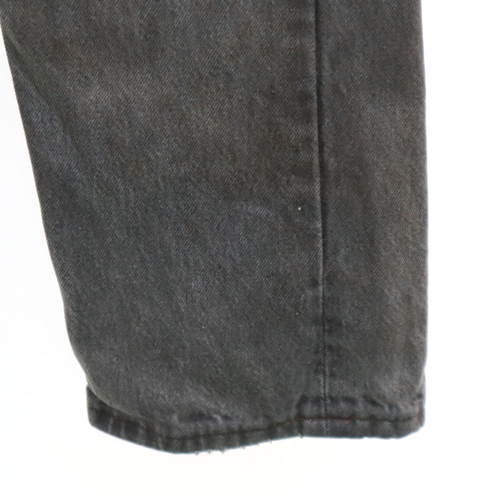 Levi's リーバイス 90s 501 USA製 後染め ブラック オールド ストレートデニムパンツ W29 チャコールグレー ジーンズ メンズ