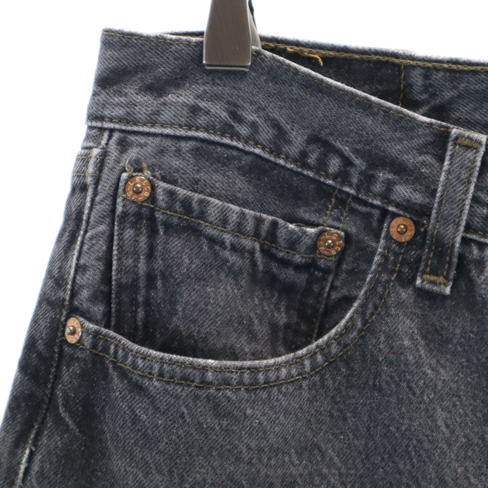 リーバイス 90s 96年 501 USA製 後染め ブラック オールド デニムパンツ W32 チャコールグレー Levi's ジーンズ メンズ