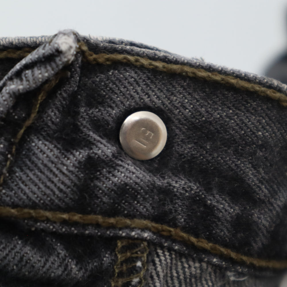 リーバイス 90s 96年 501 USA製 後染め ブラック オールド デニムパンツ W32 チャコールグレー Levi's ジーンズ メンズ