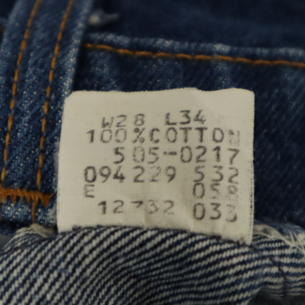 リーバイス 80s USA製 505 ヴィンテージ ストレートデニムパンツ ｗ28 Levi's ジーンズ メンズ