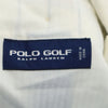 ポロゴルフ リネンブレンド ストライプ柄 ロングパンツ 35/34 ホワイト POLO GOLF RALPH LAUREN トラウザー メンズ