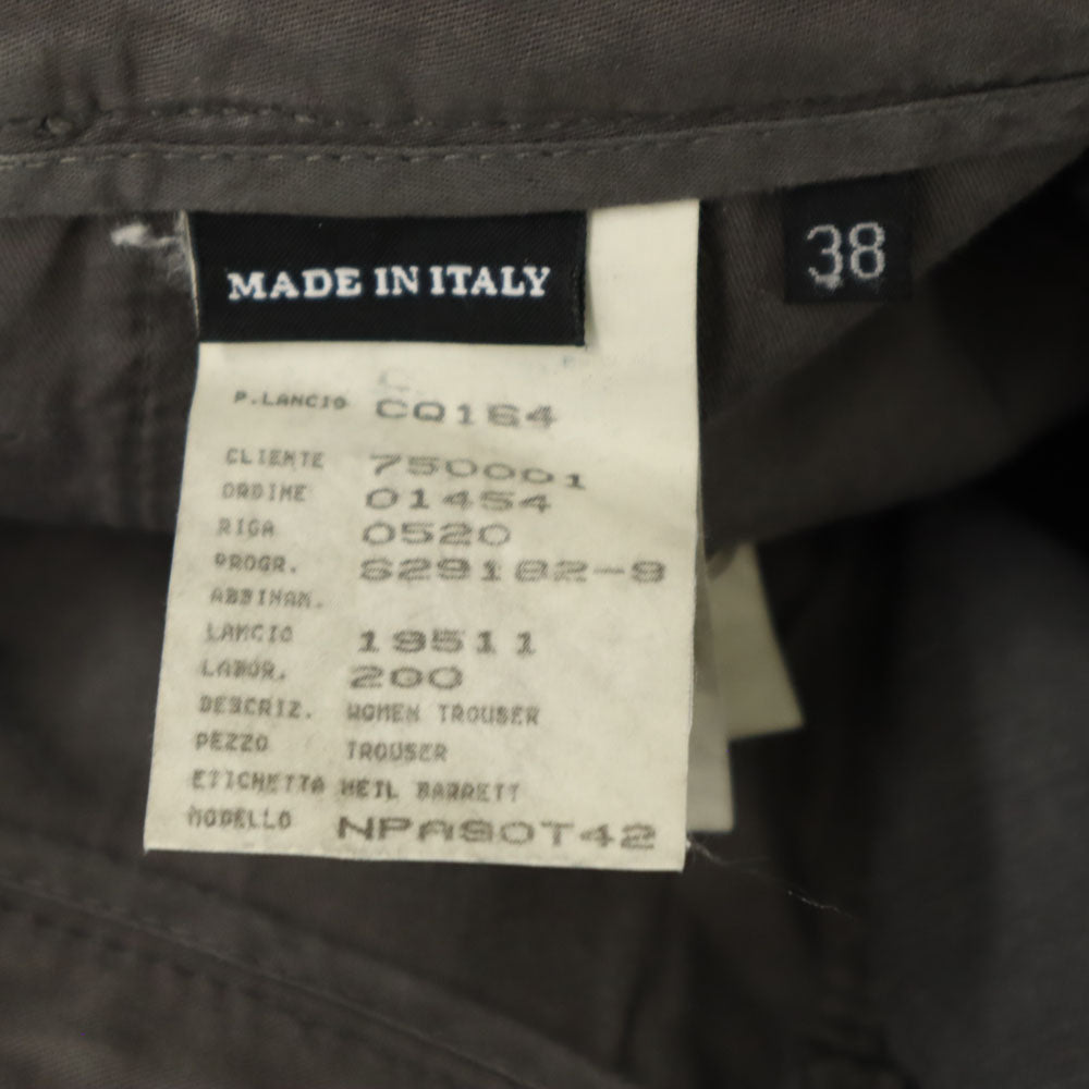 NEIL BARRETT ニールバレット イタリア製 カーゴパンツ 38 グレー レディース