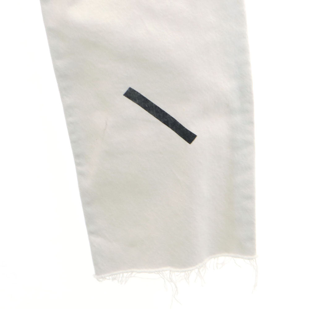 Levi's リーバイス 90s 501 ユーロリーバイス オールド カットオフ加工 ストレートパンツ W29 ホワイト ボタンフライ メンズ