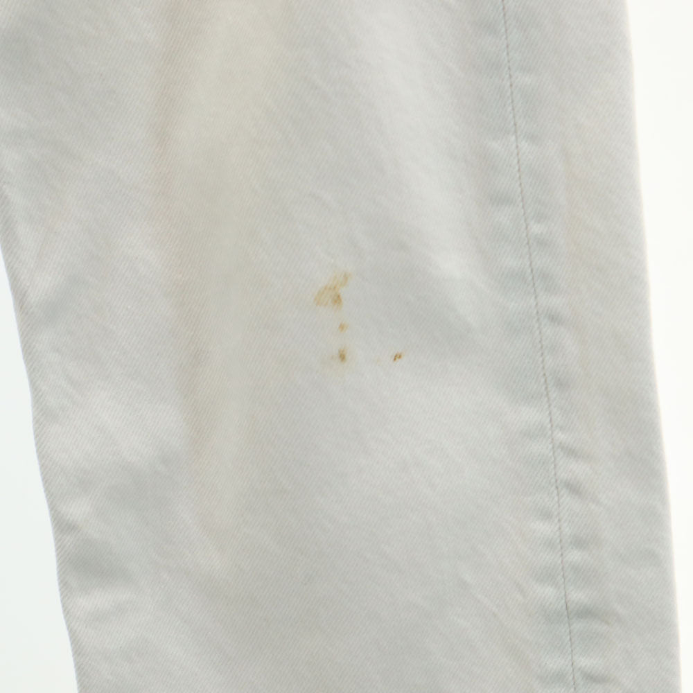 Levi's リーバイス 90s 501 ユーロリーバイス オールド カットオフ加工 ストレートパンツ W29 ホワイト ボタンフライ メンズ