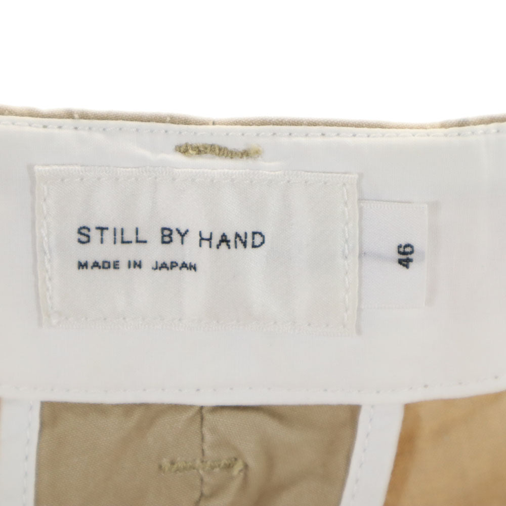 スティルバイハンド 日本製 ロングパンツ 46 ベージュ STILL BY HAND メンズ