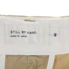 スティルバイハンド 日本製 ロングパンツ 46 ベージュ STILL BY HAND メンズ