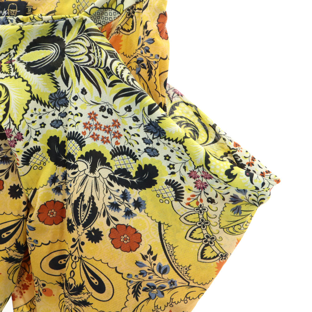 デシグアル ムッシュ・クリスチャン・ラクロワ コラボ 花柄 イージーパンツ W32 イエロー系 Desigual レディース