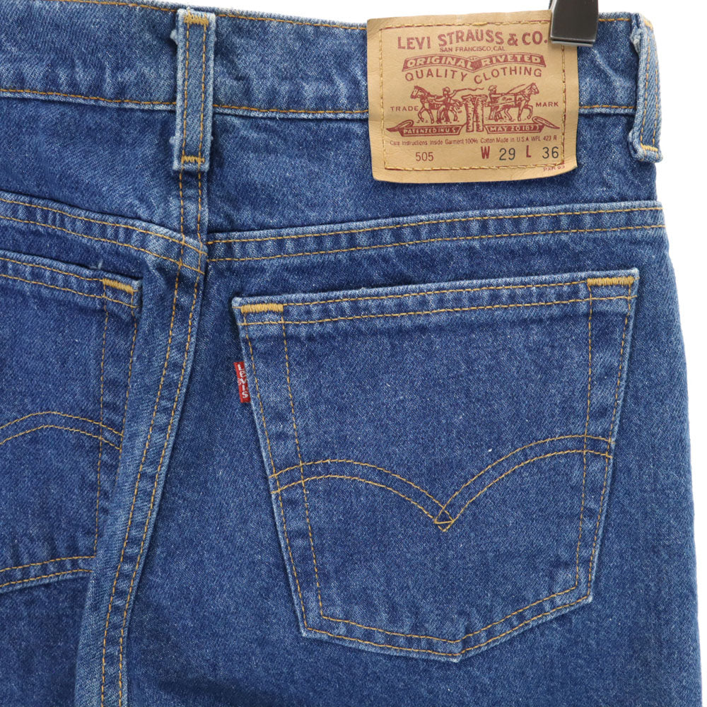 Levi's リーバイス 90s 505 USA製 オールド テーパードデニムパンツ W29 ブルー ジーンズ メンズ