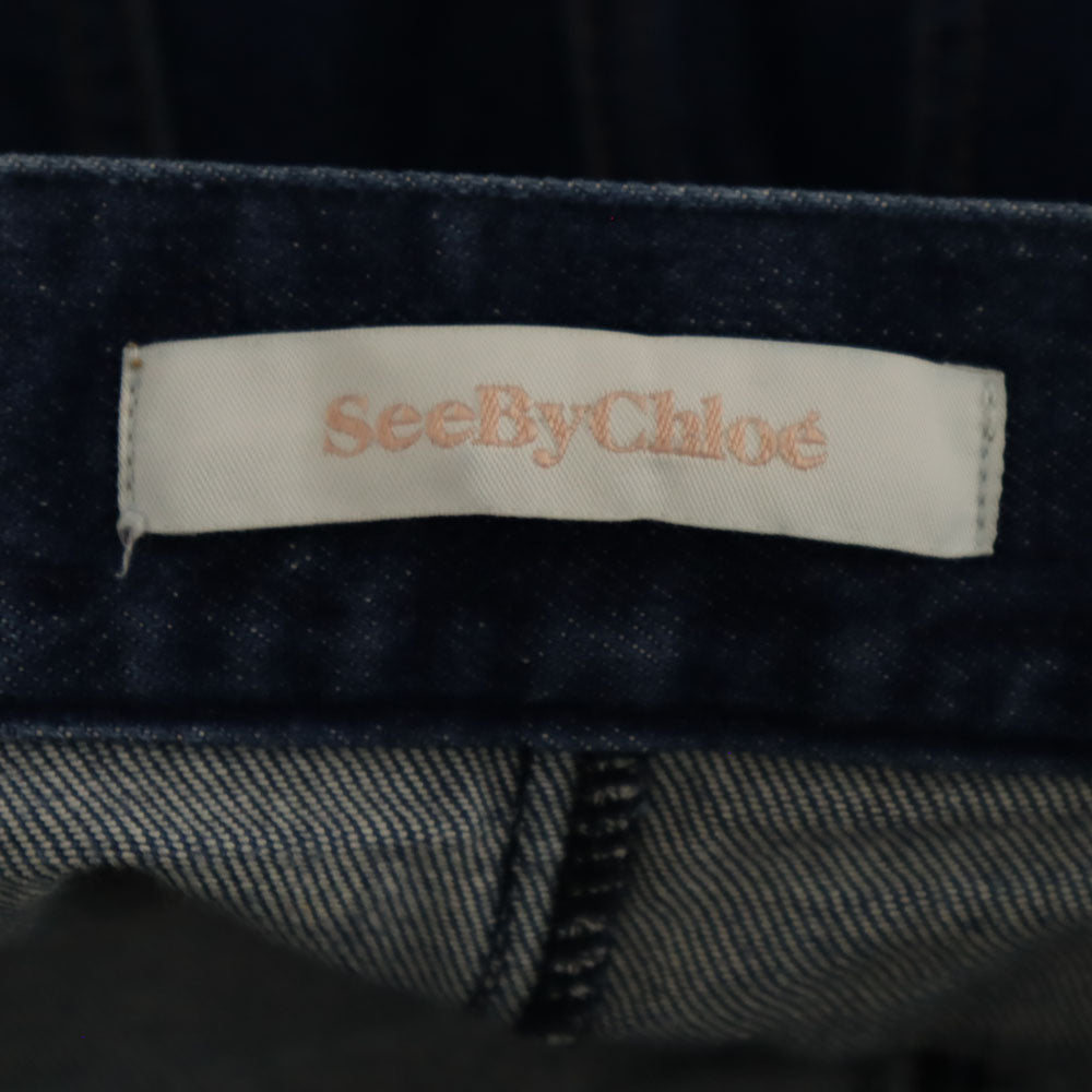 SEE BY CHLOE シーバイクロエ ストレートデニムパンツ ｗ27 ジーンズ レディース