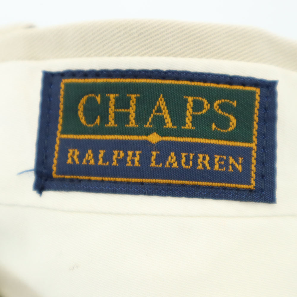 チャップスラルフローレン 2タック チノ テーパードパンツ ベージュ CHAPS RALPH LAUREN メンズ