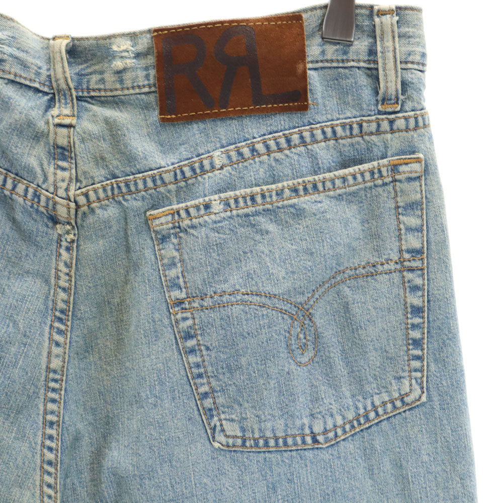 RRL ダブルアールエル USA製 ボタンフライ ストレートデニムパンツ w33 ジーパン メンズ