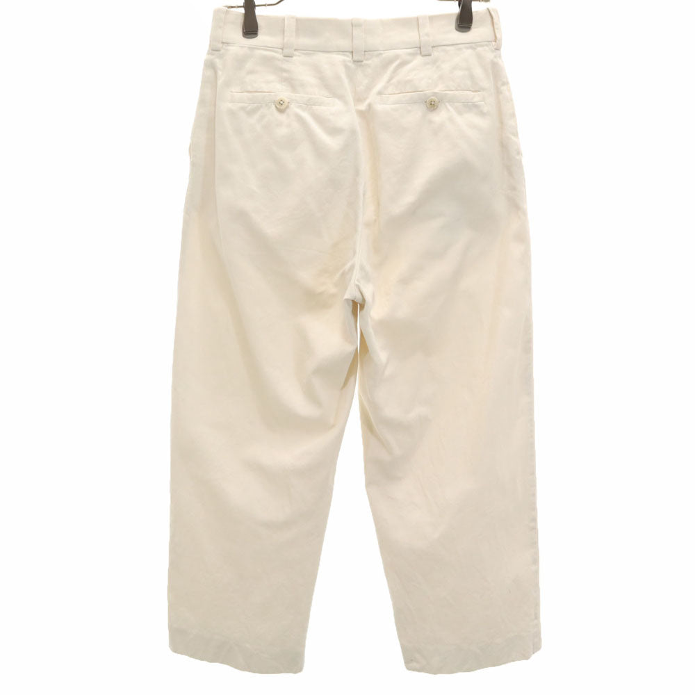 YAECA ヤエカ 日本製 コットン チノパンツ ｗ29 白 EXCLUSIVE FABRIC レディース