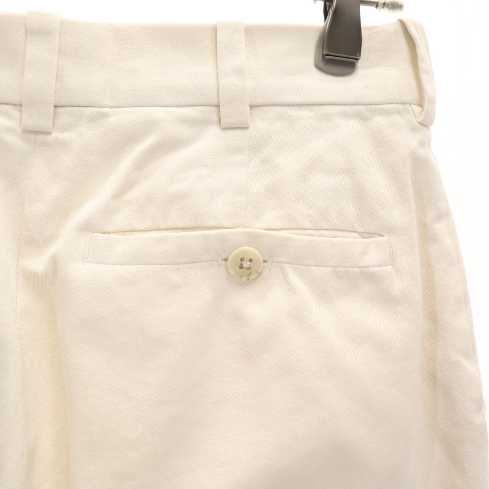 YAECA ヤエカ 日本製 コットン チノパンツ ｗ29 白 EXCLUSIVE FABRIC レディース