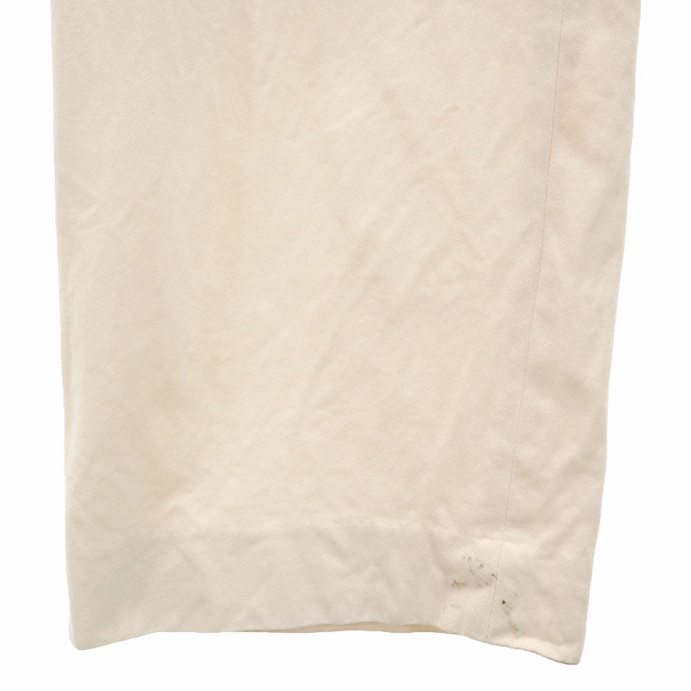 YAECA ヤエカ 日本製 コットン チノパンツ ｗ29 白 EXCLUSIVE FABRIC レディース