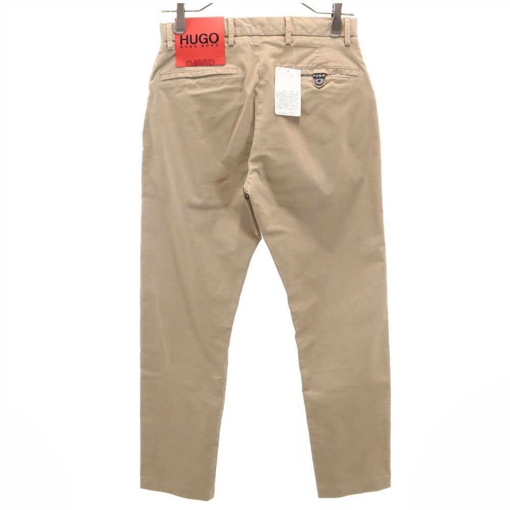 未使用 HUGO BOSS ヒューゴボス ロングパンツ ｗ29 ベージュ DAVID ストレッチ メンズ