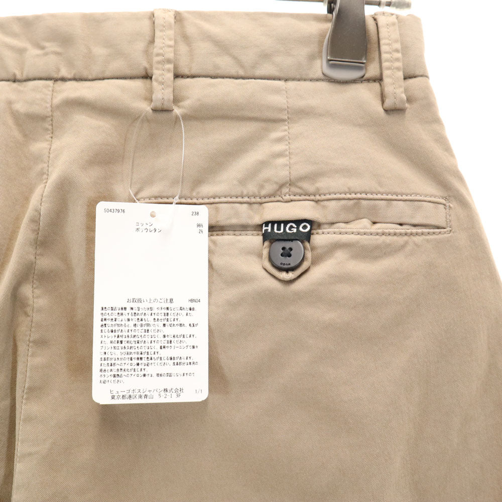 未使用 HUGO BOSS ヒューゴボス ロングパンツ ｗ29 ベージュ DAVID ストレッチ メンズ