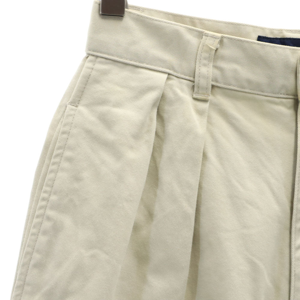 RALPH RALPH LAUREN ラルフラルフローレン ポロチノ チノパンツ 7 ベージュ タック レディース