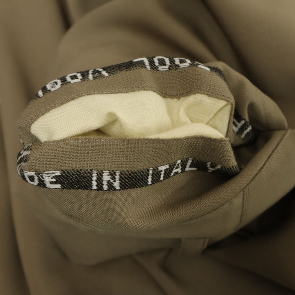 VINTAGE ヴィンテージ 70s 80s イタリア製 ロケットタロン スラックスパンツ ベージュブラウン メンズ