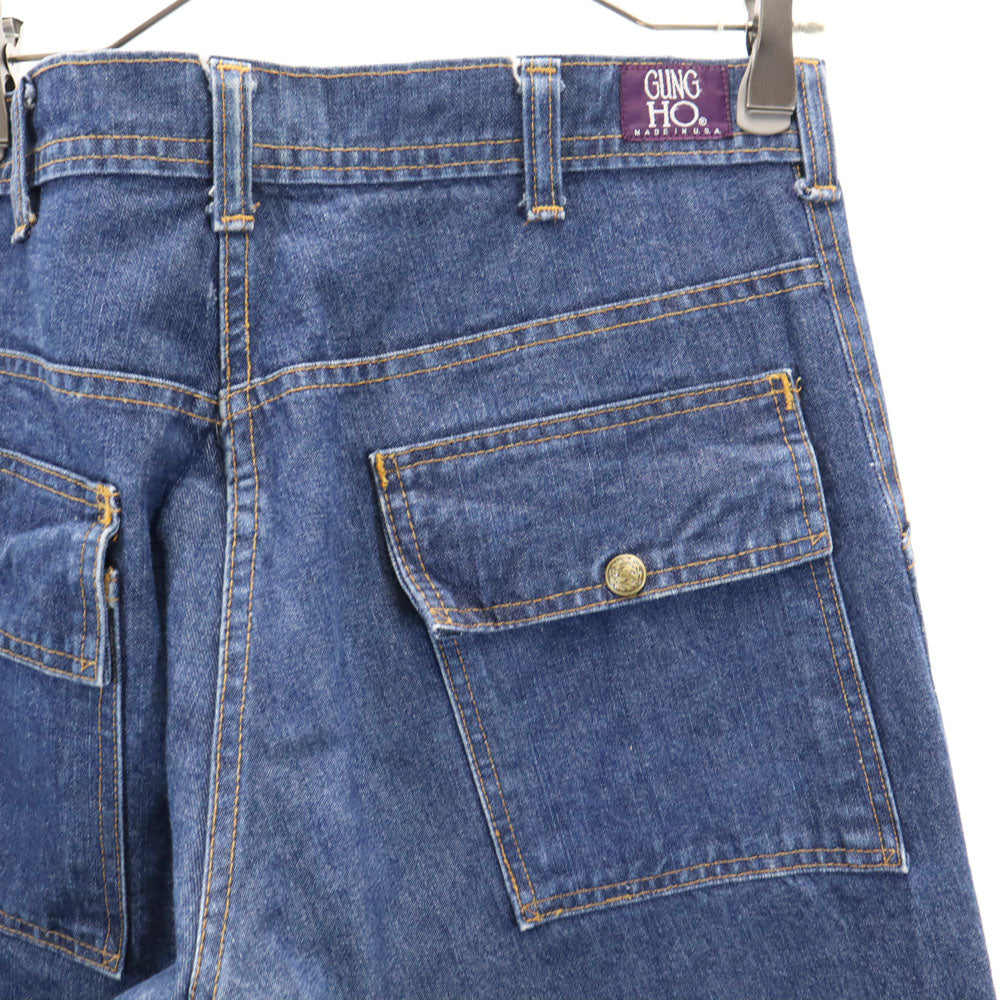 GUNG HO ガンホー 90s USA製 オールド ワーク デニムパンツ インディゴブルー ジーンズ メンズ