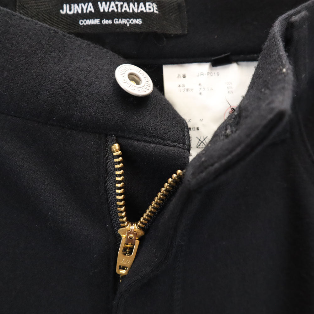 JUNYA WATANABE COMME des GARCONS ジュンヤワタナベコムデギャルソン 2016年 日本製 イージー ウールパンツ M ブラック ストレッチ メンズ