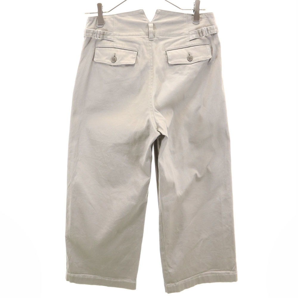 Comme des Garcons Comme des Garcons コムデギャルソンコムデギャルソン 2010年 日本製 製品洗い加工 クロップド ワイドパンツ S グレー レディース