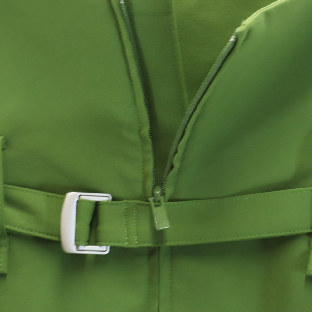 ISSEY MIYAKE イッセイミヤケ 日本製 ハイウエスト パンツ 2 グリーン系 レディース