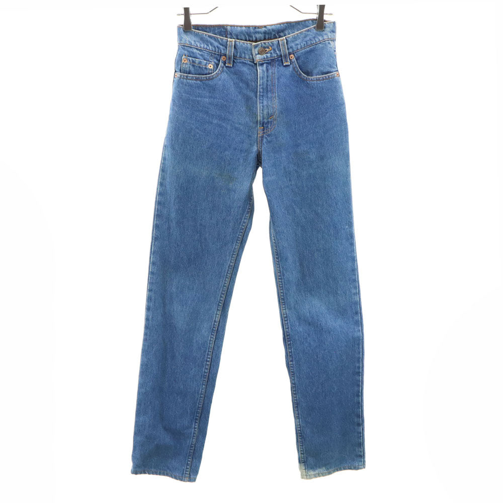 Levi's リーバイス 90s 510 オールド USA製 ストレートデニムパンツ W28 ブルー レディース