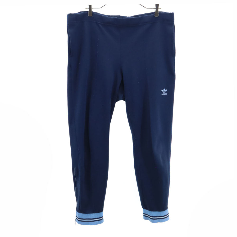 adidas アディダス 70s デサント製 西ドイツタグ ヴィンテージ ロングジャージパンツ XO ネイビー ビッグサイズ メンズ