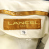 ランセル 日本製 コーデュロイパンツ 76 ネイビー LANCEL タック メンズ