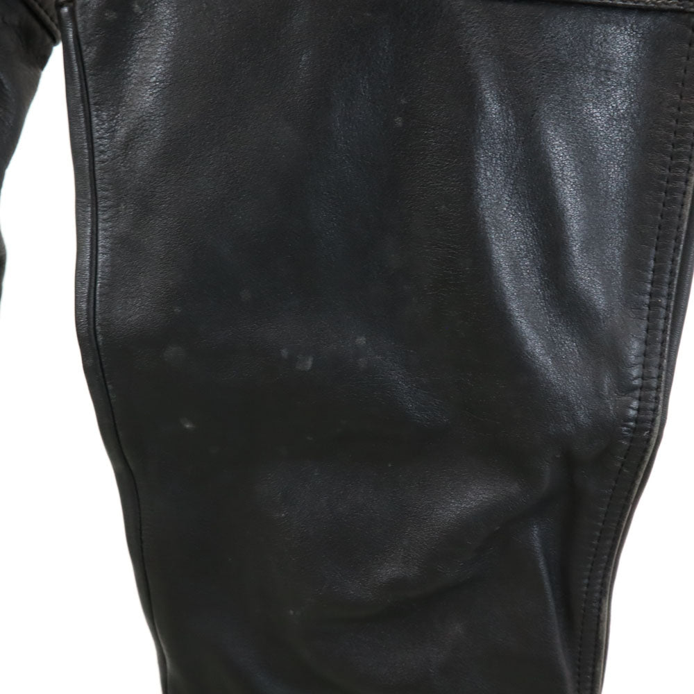 HARLEY DAVIDSON ハーレーダビッドソン 90s オールド レザーパンツ W30 ブラック バイクウェア メンズ