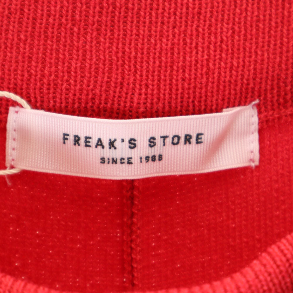 未使用 フリークスストア ニット イージーパンツ S レッド FREAK'S STORE レディース