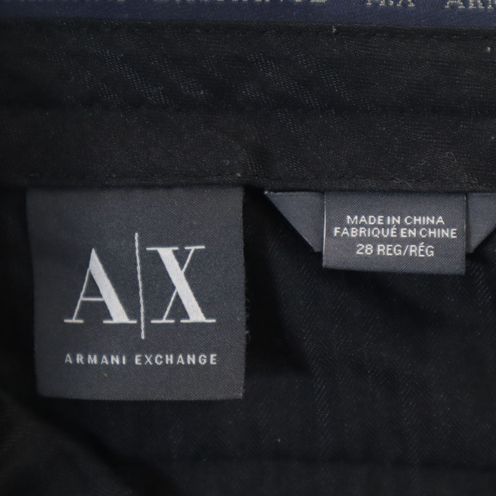 ARMANI EXCHANGE アルマーニエクスチェンジ トラウザー パンツ W28 ネイビー メンズ