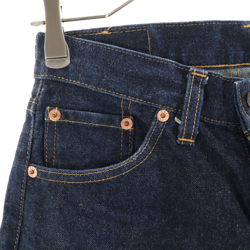 Levi's リーバイス 90s 米国製 裏リベット ビックE 赤耳 551ZXX バレンシア ストレートデニムパンツ ｗ28 ネイビー ジーンズ メンズ