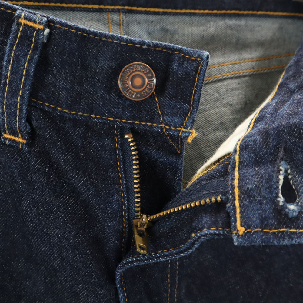 Levi's リーバイス 90s 米国製 裏リベット ビックE 赤耳 551ZXX バレンシア ストレートデニムパンツ ｗ28 ネイビー ジーンズ メンズ