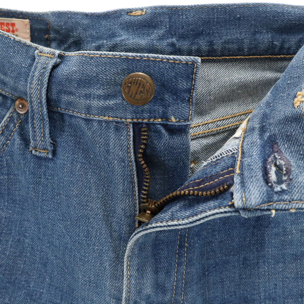 CANTON キャントン 70s ヴィンテージ ストレートデニムパンツ 76 X-WEST ジーンズ メンズ