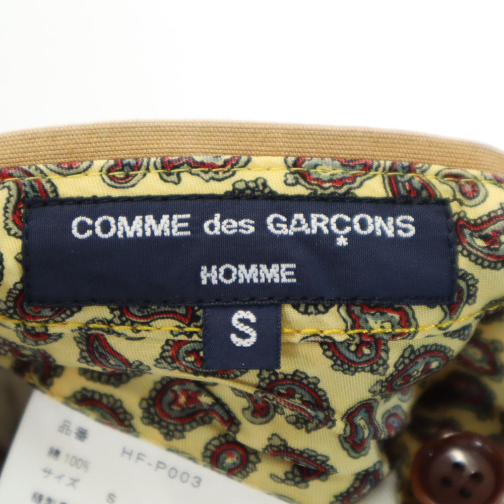 COMME des GARCONS HOMME コムデギャルソンオム 2010年 日本製 ロングパンツ S ベージュ系 メンズ