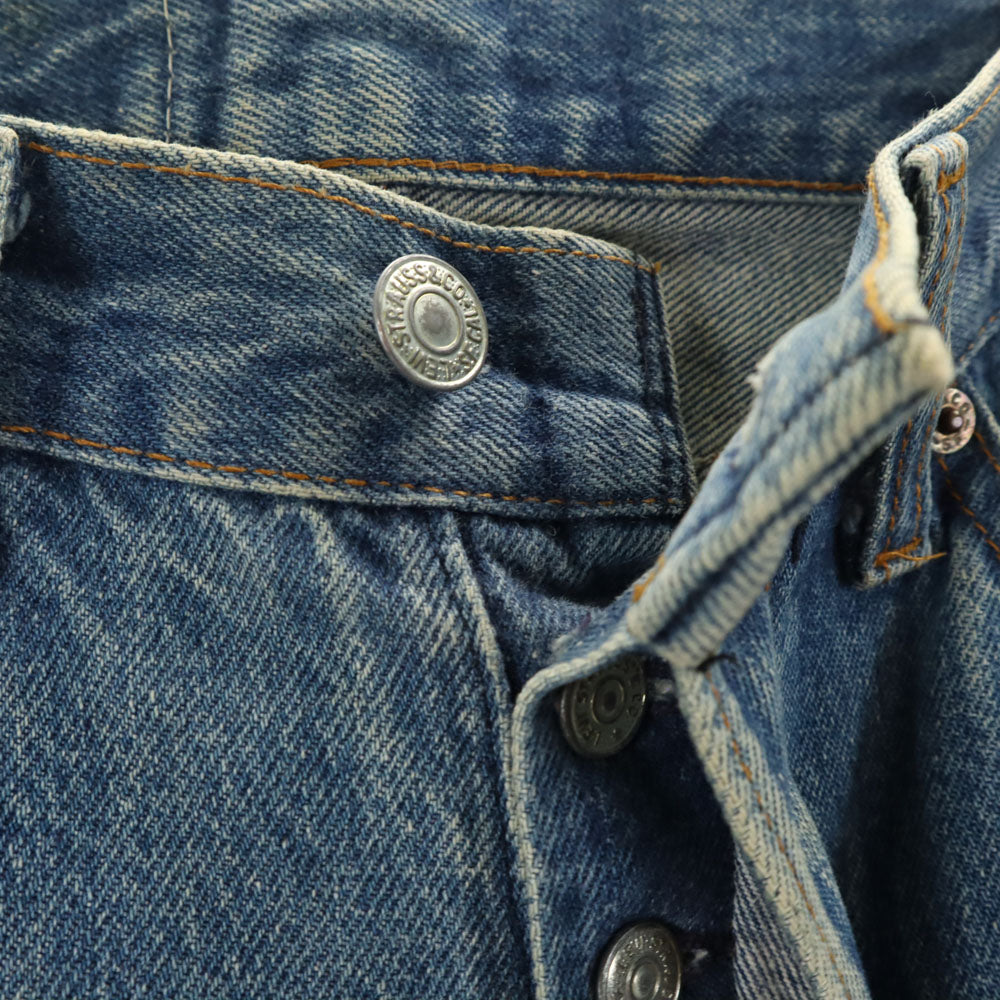 Levi's リーバイス 90s USA製 オールド テーパードデニムパンツ 9 ブルー ジーンズ ボタンフライ レディース