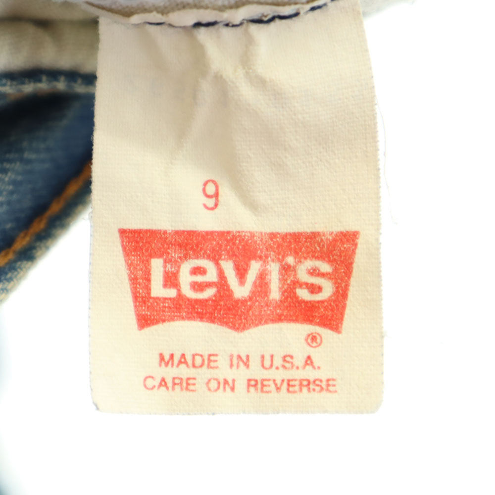 Levi's リーバイス 90s USA製 オールド テーパードデニムパンツ 9 ブルー ジーンズ ボタンフライ レディース